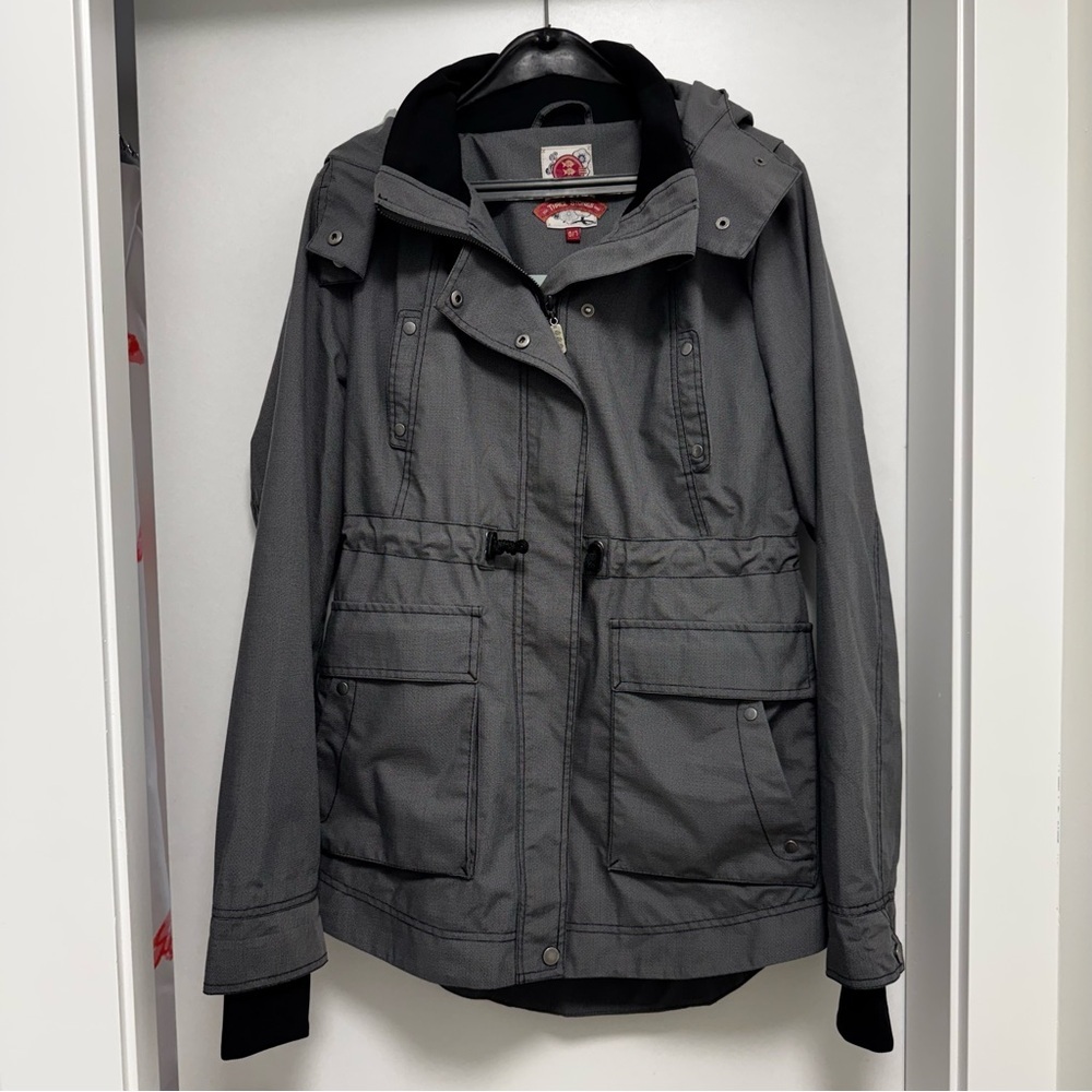 Three Stones Grey Spring/Fall Jacket Size L - Picture 3 of 13